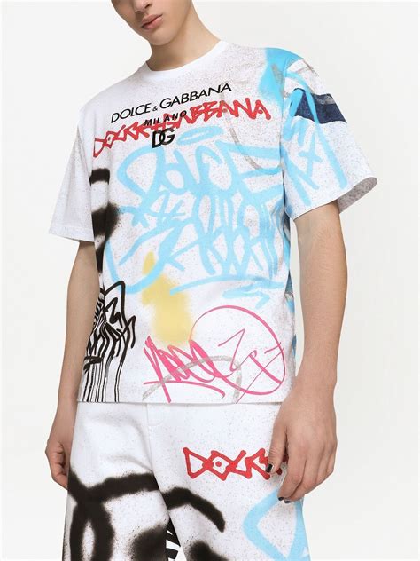 dolce gabbana womens santa t shirts sale|farfetch dolce and gabbana t shirts.